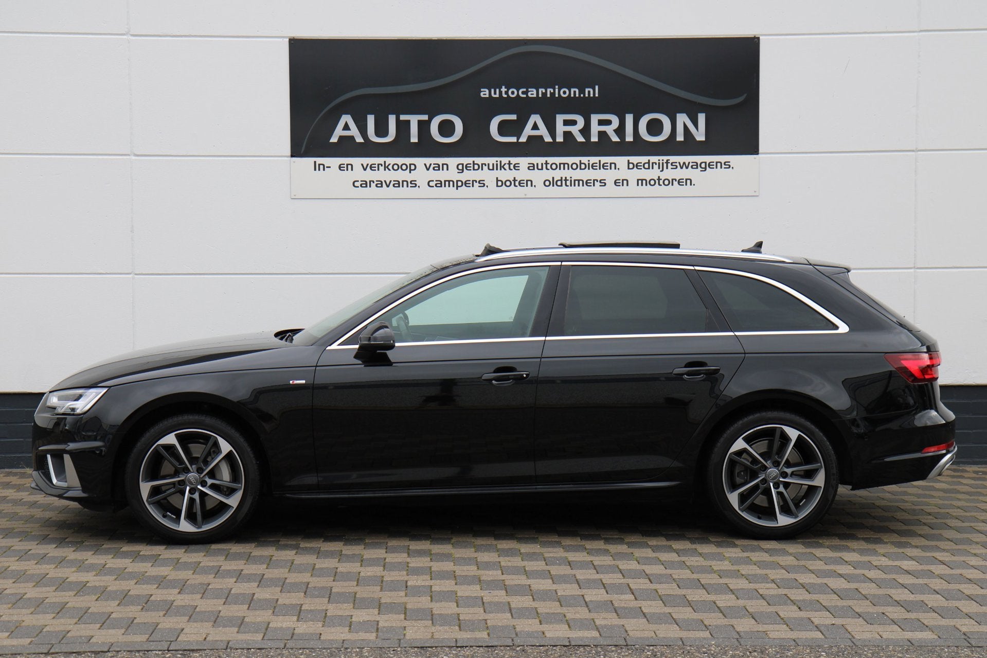 Audi A4 AVANT 45 TFSI 245PK S-Line Virtual Pano HUD Carplay, Auto's, Audi, Gebruikt, 4 cilinders, 1984 cc, Zwart