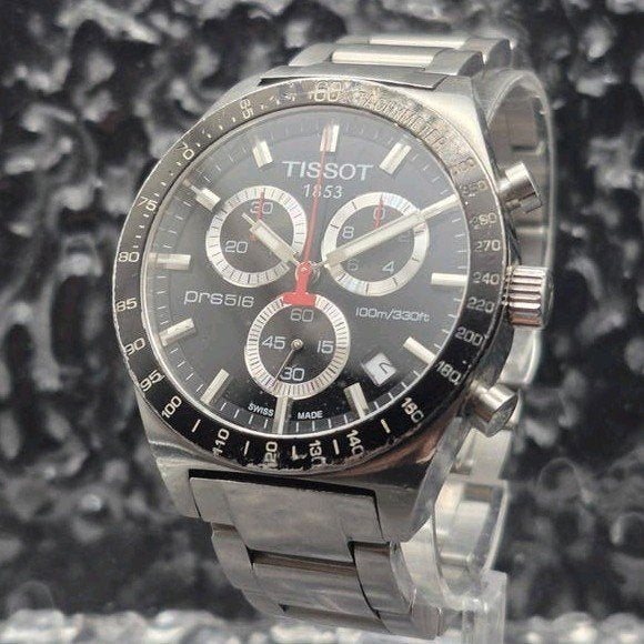 Tissot PRS 516 Chronograph Ref. T044417 A Quartz, Overige merken, Gebruikt, IOS, Ophalen of Verzenden