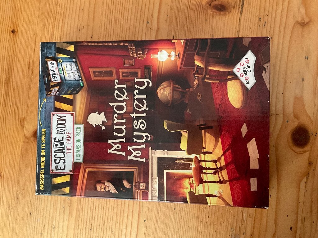 Escaperoom the game uitbreidingsset Murder Mystery, Een of twee spelers, Ophalen of Verzenden, Gebruikt, Identity Games
