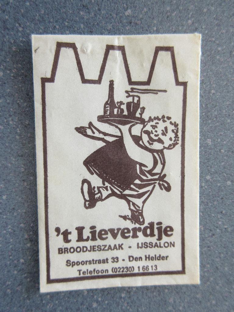 Den Helder, broodjeszaak-ijssalon 't Lieverdje, Verzenden, Nederland