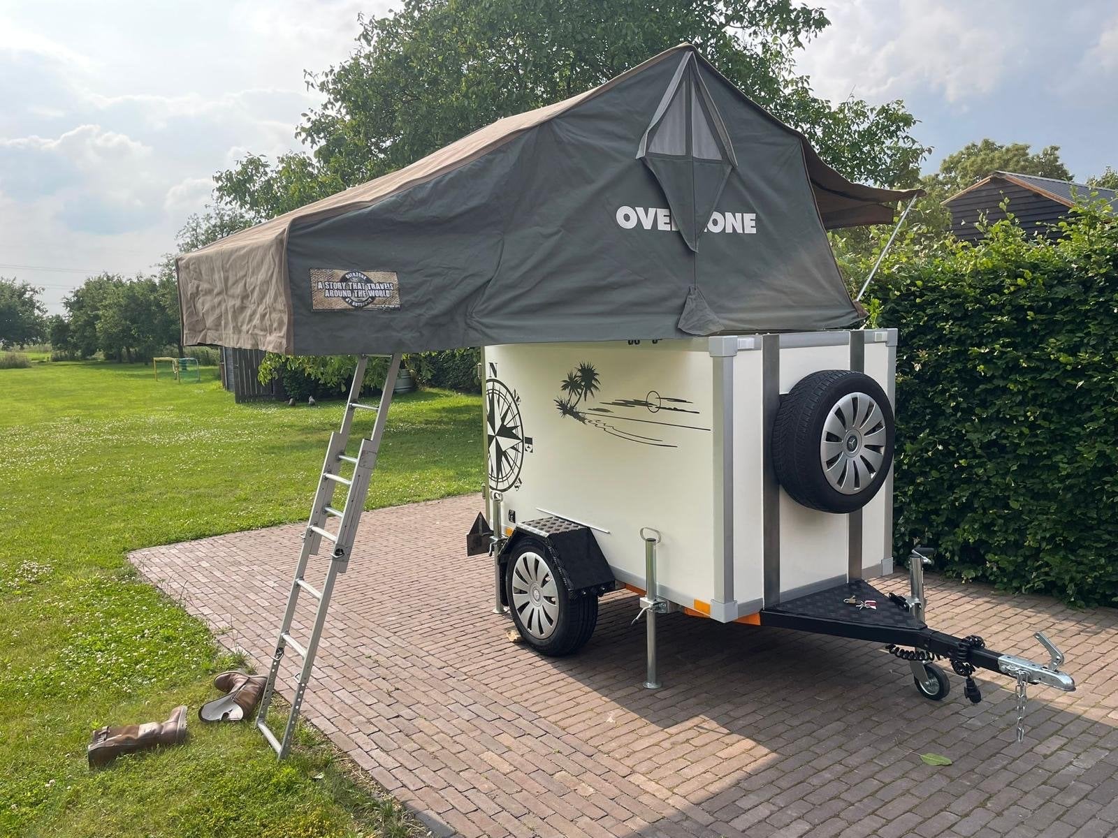 Overzone daktent (zonder trailer) - Klaar voor avontuur!, Caravans en Kamperen, Ophalen, Gebruikt, Tot en met 2