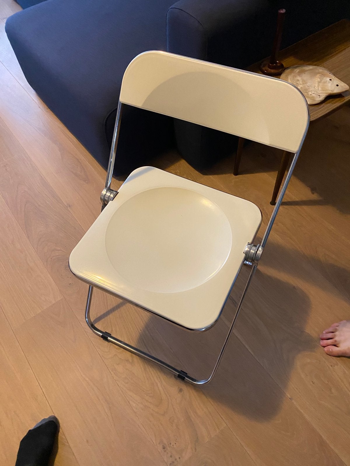 Plia Castelli klapstoel wit, Ophalen, Eén