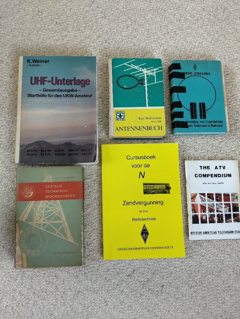 6 Zendamateur boeken., Boeken, Ophalen of Verzenden, Gelezen, Elektrotechniek