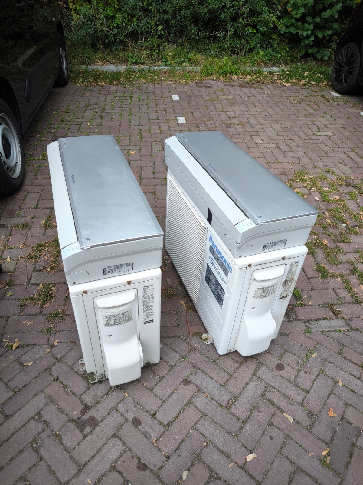 2 x set Panasonic single split, Ophalen, Wandairco, 100 m³ of groter, 3 snelheden of meer