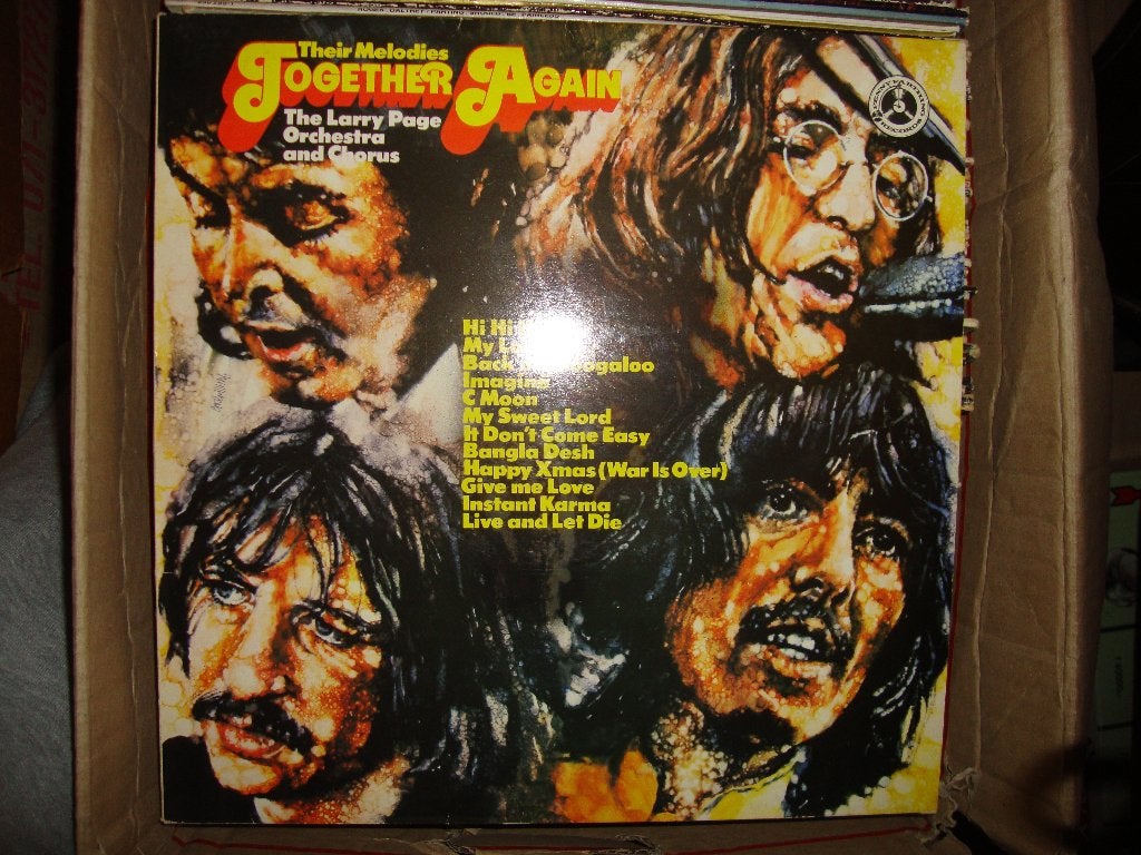 LP Larry Page Orchestra / Their melodies together (1975), Cd's en Dvd's, LP, Gebruikt, Pop, Ophalen of Verzenden