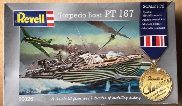 Bouwdoos Torpedo Boat PT 167 - NIEUW, Ophalen of Verzenden, Nieuw, 1:50 tot 1:200, Revell