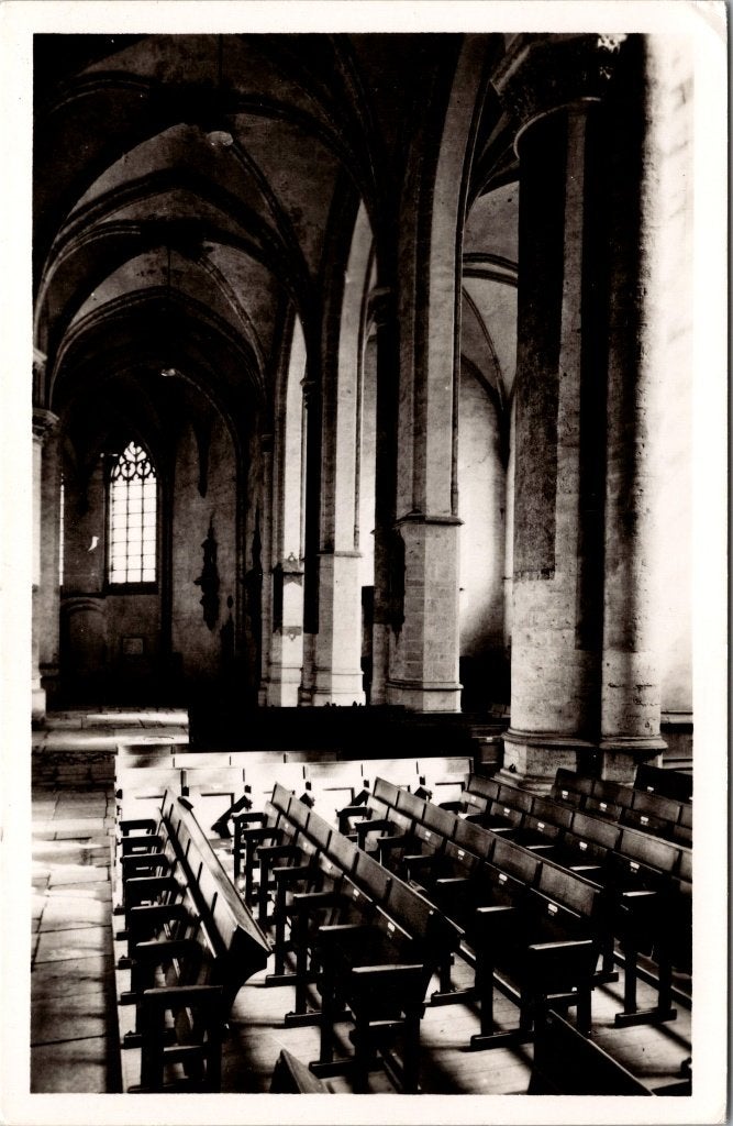 Breda - 10 ansichtkaarten van de Grote Kerk, Verzenden, 1940 tot 1960, Ongelopen, Noord-Brabant