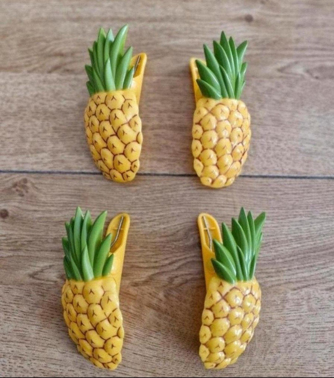 Vier Ananas klemmen, Ophalen of Verzenden, Zo goed als nieuw