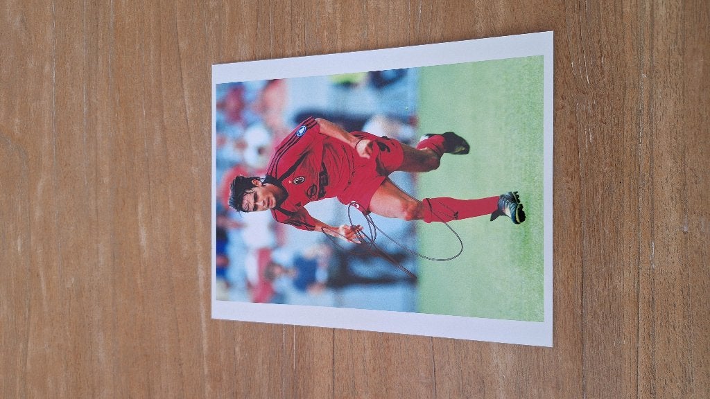 Foto 20x25 cm met handtekening; Filippo Inzaghi # AC Milan, Verzamelen, Sportartikelen en Voetbal, Ophalen of Verzenden, Nieuw
