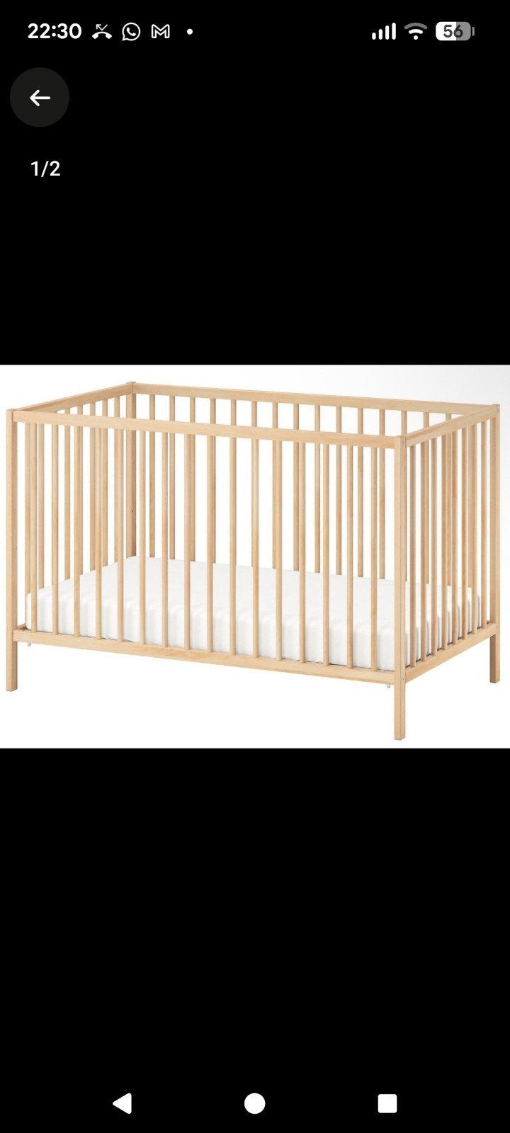 ledikant singlar Ikea, Kinderen en Baby's, Ophalen, Ledikant