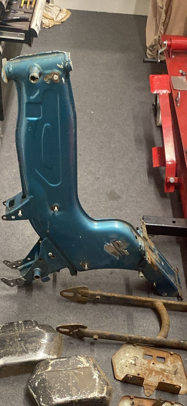 Frame gezocht met kenteken, Ophalen of Verzenden, Zo goed als nieuw, Frame