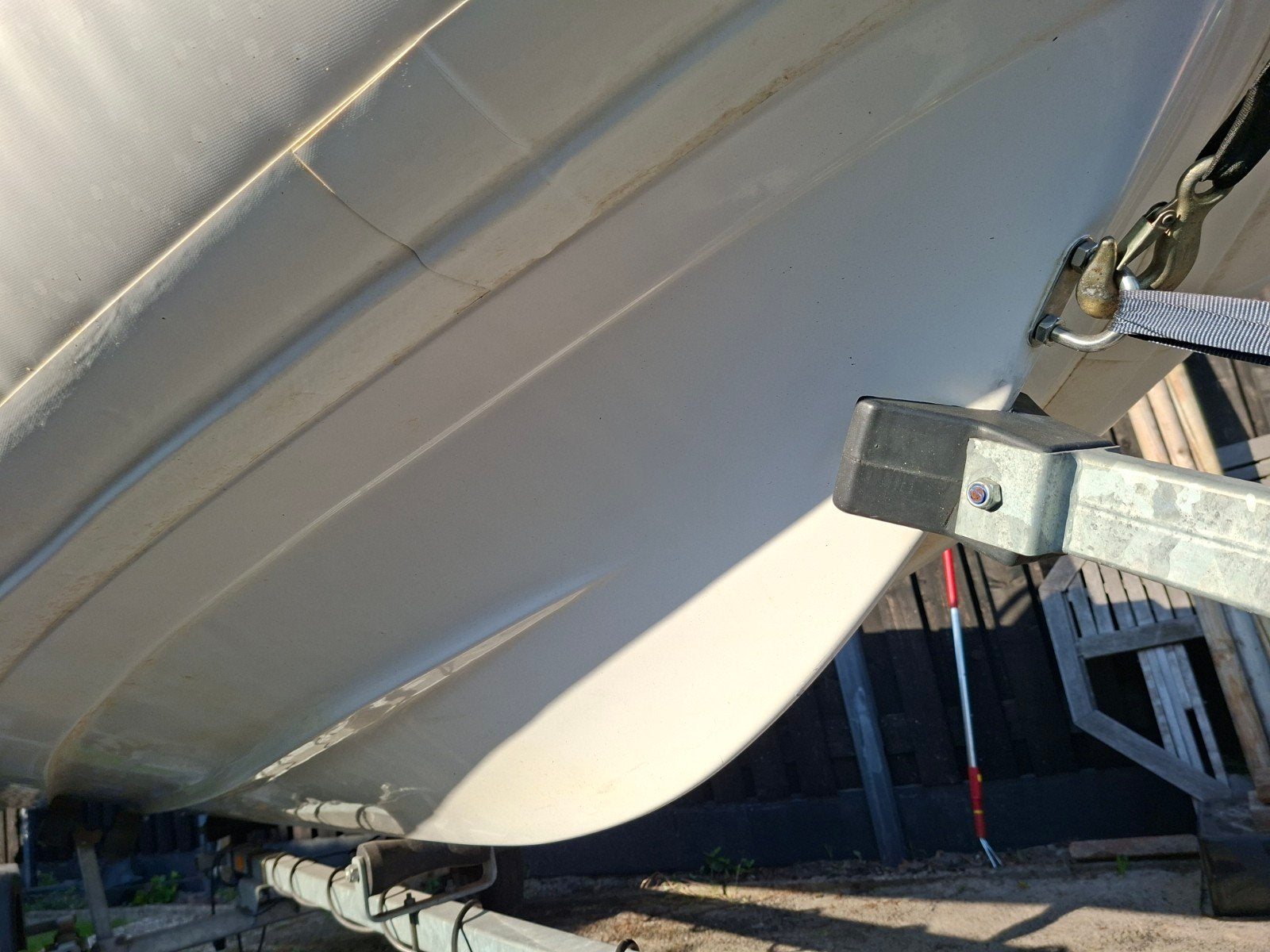 Stoere RIB 4.20 met Evinrude E-TEC 25 pk en Kalf trailer, Watersport en Boten, Rubberboten, Polyester/glasvezel, Gebruikt, Ophalen of Verzenden