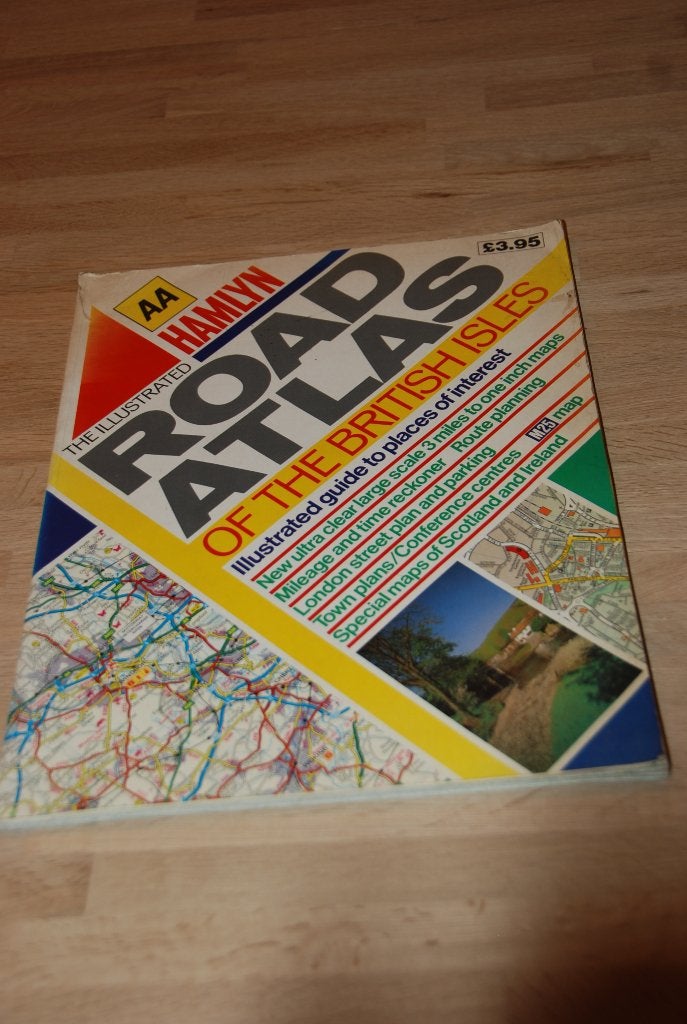 The illustrated road atlas of the british isles., Boeken, Gelezen, Landkaart, 1800 tot 2000, Europa Overig