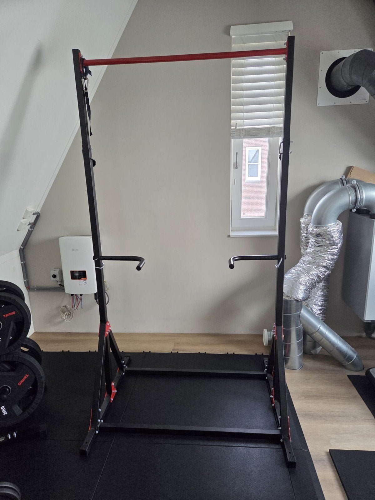 Stationaire optrek- en dipstang MH-D203 - Marbo Sport, Sport en Fitness, Ophalen, Armen, Gebruikt, Krachtstation