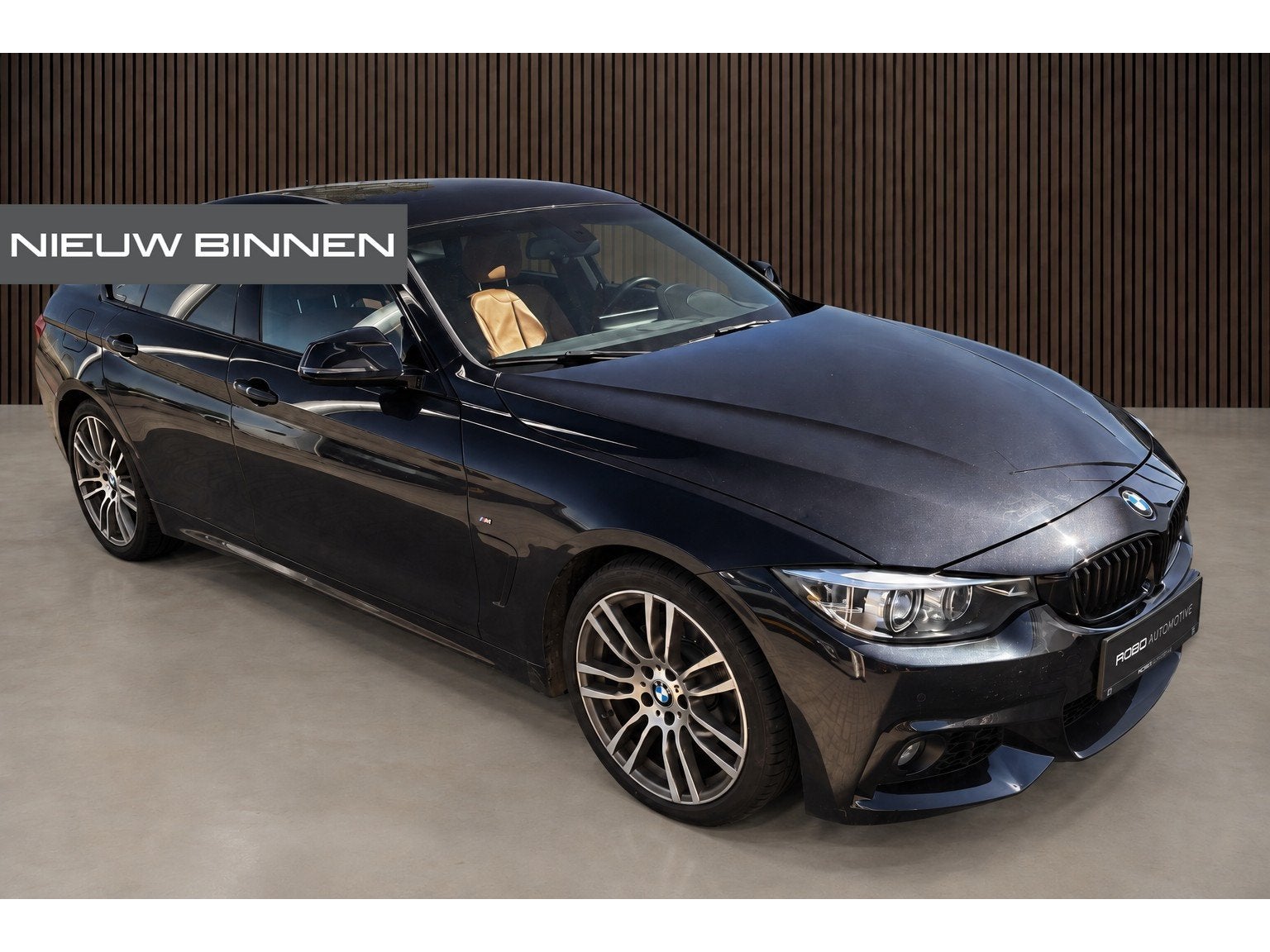 BMW 4 Serie Gran Coupé 418i High Executive M Sport | Stoelv, Auto's, Automaat, Gebruikt, Euro 6, Zwart