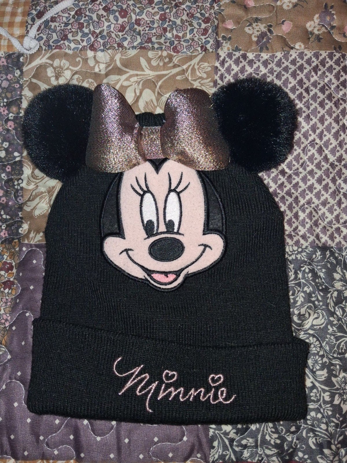 Leuke Minnie Mouse muts - Zo goed als nieuw!, Disney, Meisje, Ophalen of Verzenden, Zo goed als nieuw