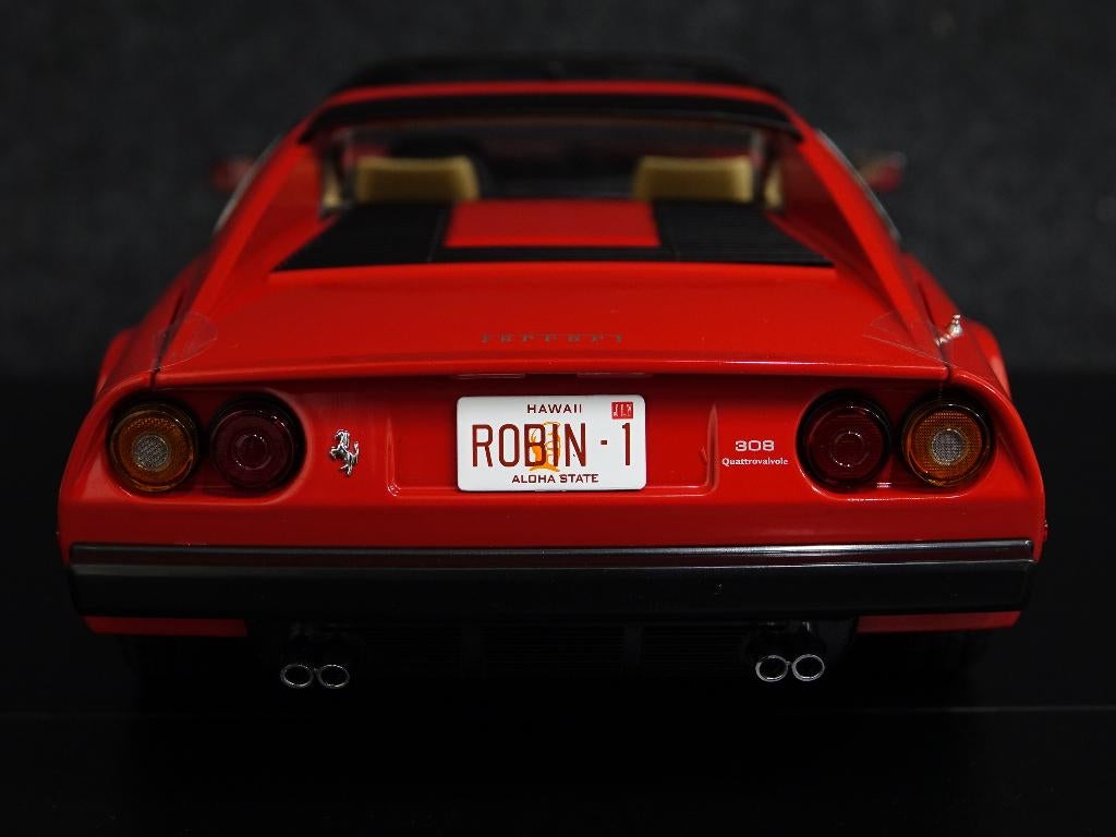 KK-Scale 1:12 Ferrari 308 GTS rood, groen, zwart. Magnum PI, Auto, Onbekend, Nieuw, Ophalen of Verzenden