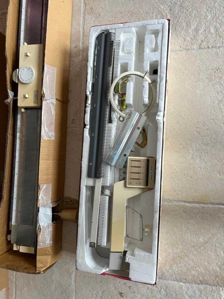 SILVER REED BREIMACHINE, COMPLEET met extra onderdelen, Ophalen of Verzenden, Gebruikt