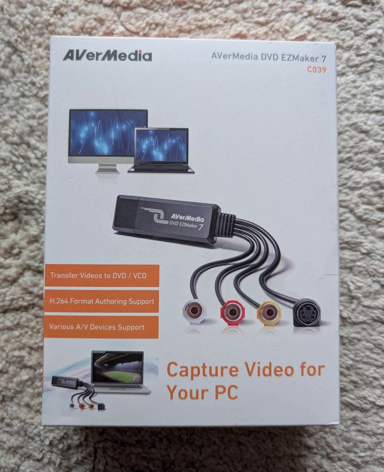 AVerMedia DVD EZMaker 7 Video Capture Card, Ophalen of Verzenden, Zo goed als nieuw