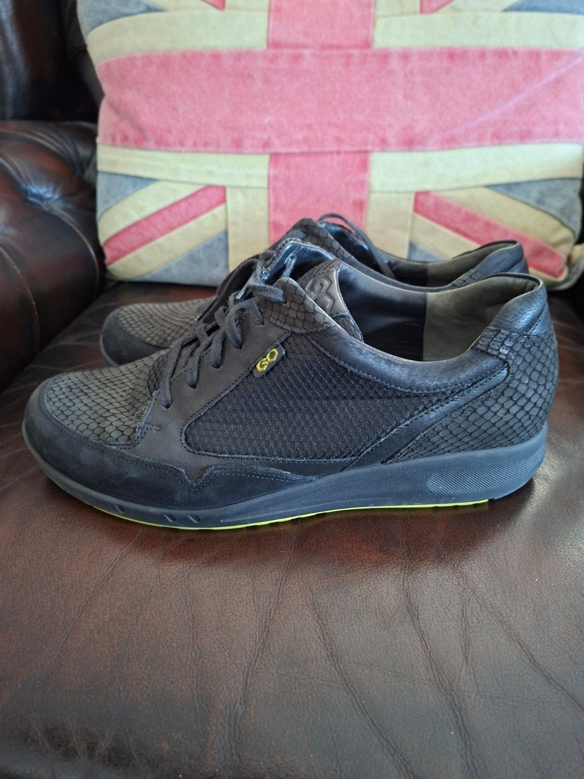 🧩 Durea Go dames veterschoenen maat 38,5 (5,5) wijdte K, Durea, Zwart, Ophalen of Verzenden, Sneakers of Gympen
