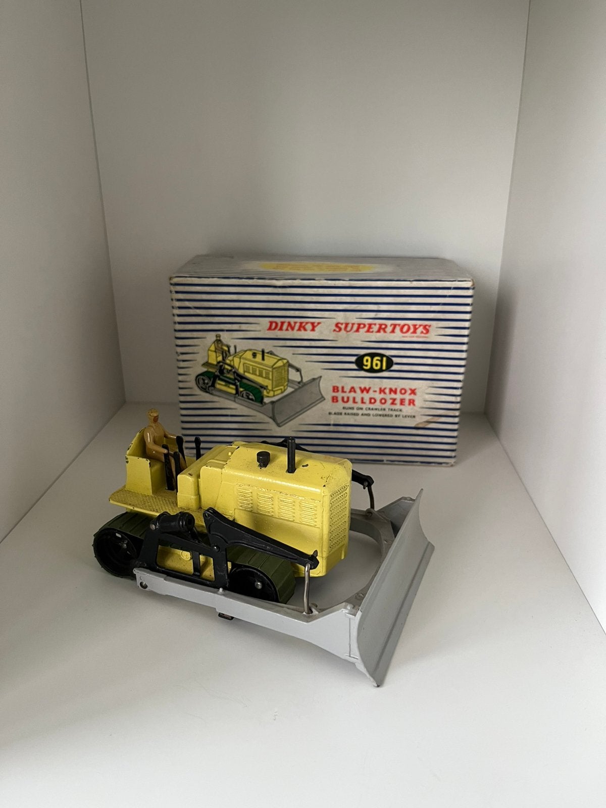 Dinky Supertoys, 961, Blaw-Knox bulldozer, Ophalen of Verzenden, Gebruikt