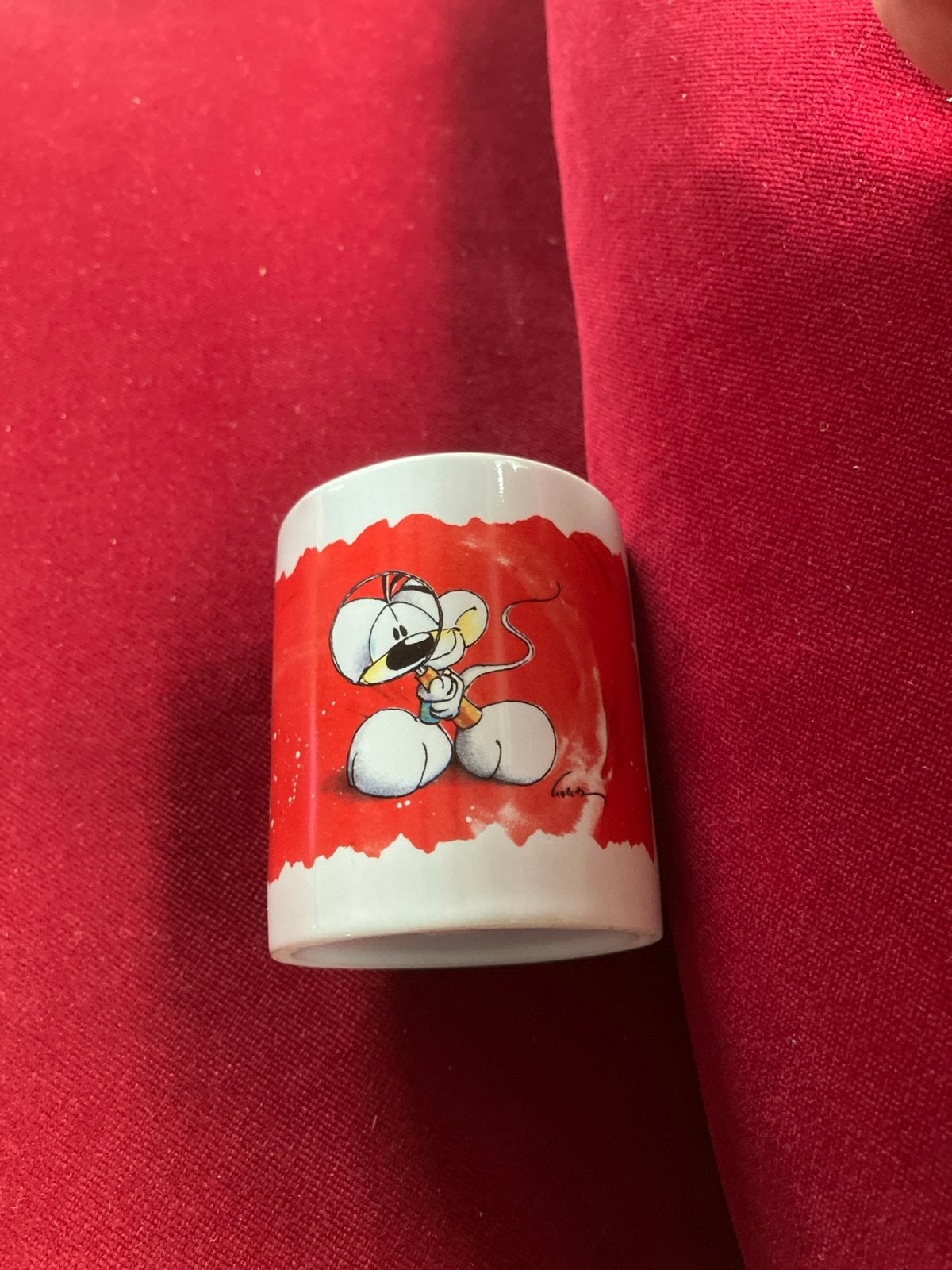 Mok met vrolijke muisprint - Zo goed als nieuw, Ophalen, Zo goed als nieuw, Servies