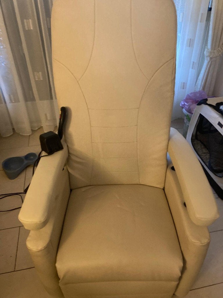 sta op stoel, Huis en Inrichting, Ophalen, Minder dan 75 cm, Leer, Zo goed als nieuw
