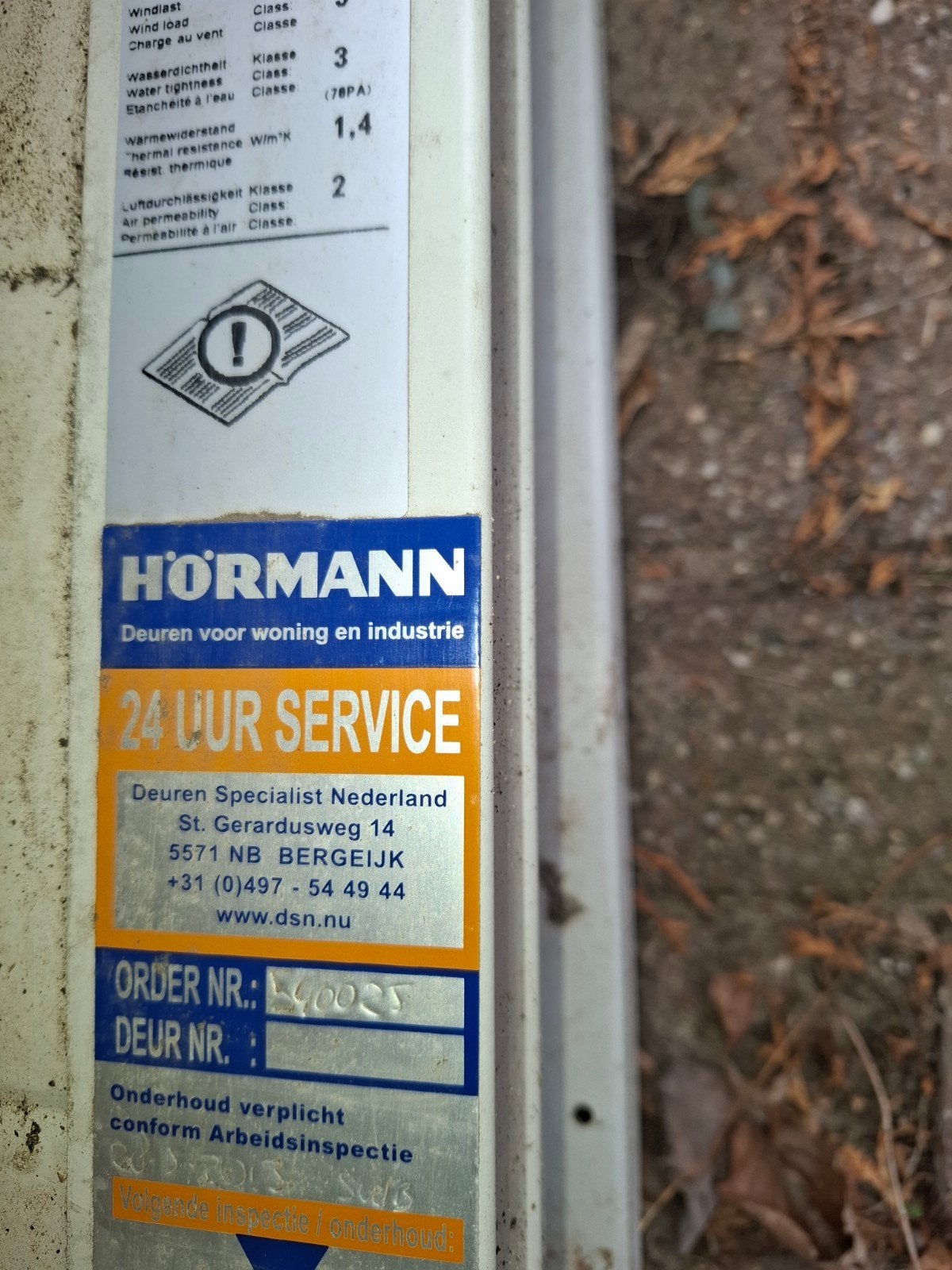 roldeur Hormann B304xH220 vanaf 100euro, Ophalen, Gebruikt, Garagedeur, Metaal