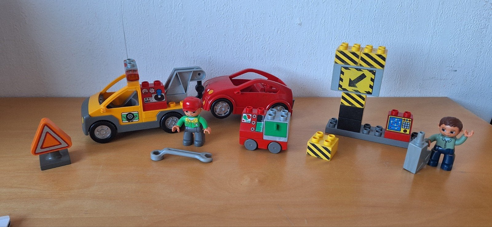 Duplo Snelweg Hulp, Kinderen en Baby's, Speelgoed | Duplo en Lego, Gebruikt, Duplo, Complete set, Inclusief accessoires, Overige thema's