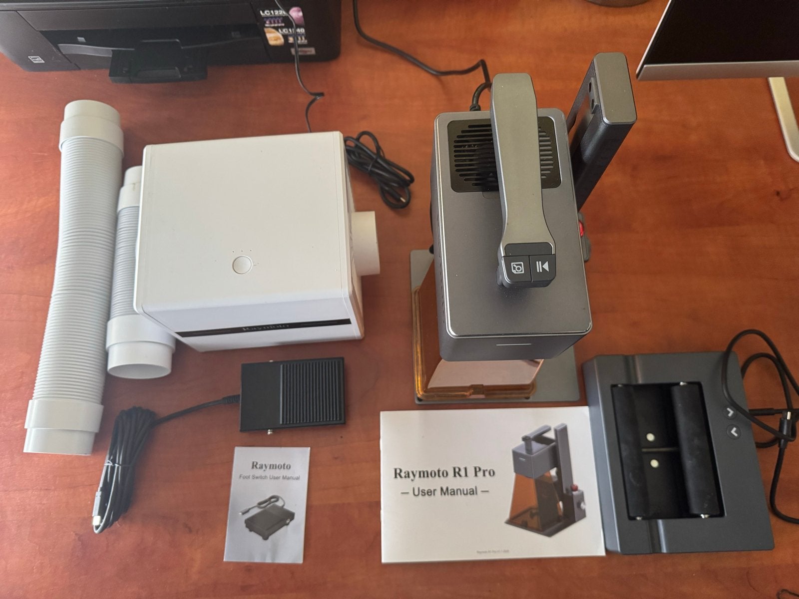 Raymoto R1 Pro lasergraveerset - NIEUW, Nieuw, Ophalen of Verzenden, Overige materialen, Elektrisch