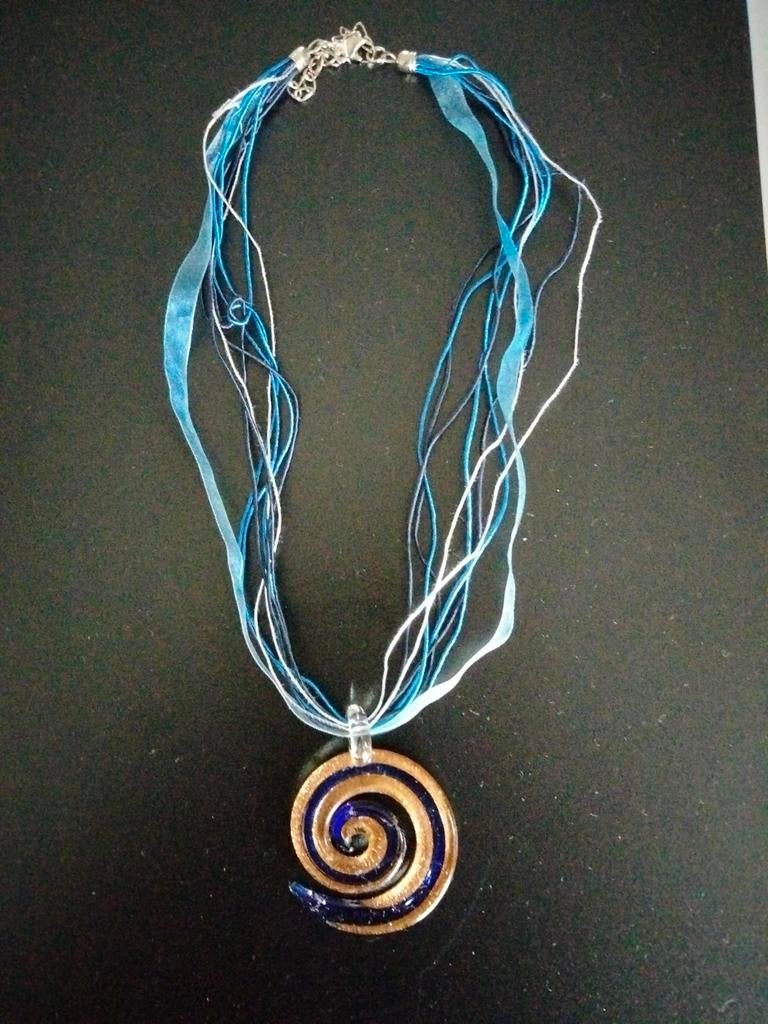 Mooie ketting met oneindigheidshanger, Ophalen of Verzenden, Zo goed als nieuw, Zilver, Overige materialen