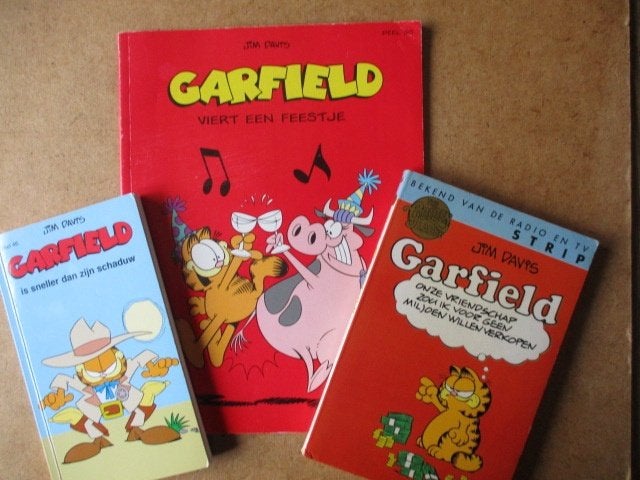 adv7871 garfield 3, Boeken, Stripboeken, Gelezen, Eén stripboek, Ophalen