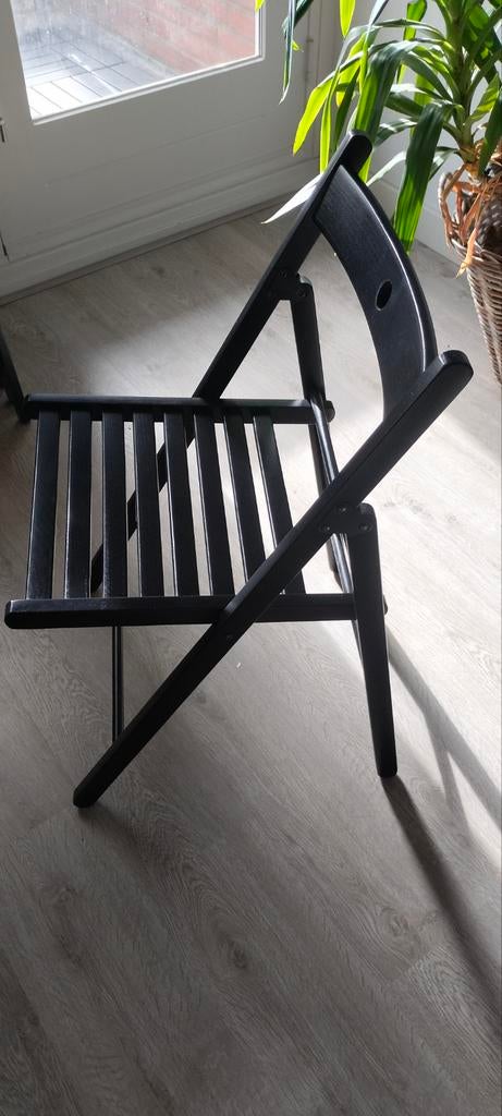 IKEA Uitklapstoel Set van 4 - Zo goed als nieuw, Verzenden, Zwart, Zo goed als nieuw, Vier