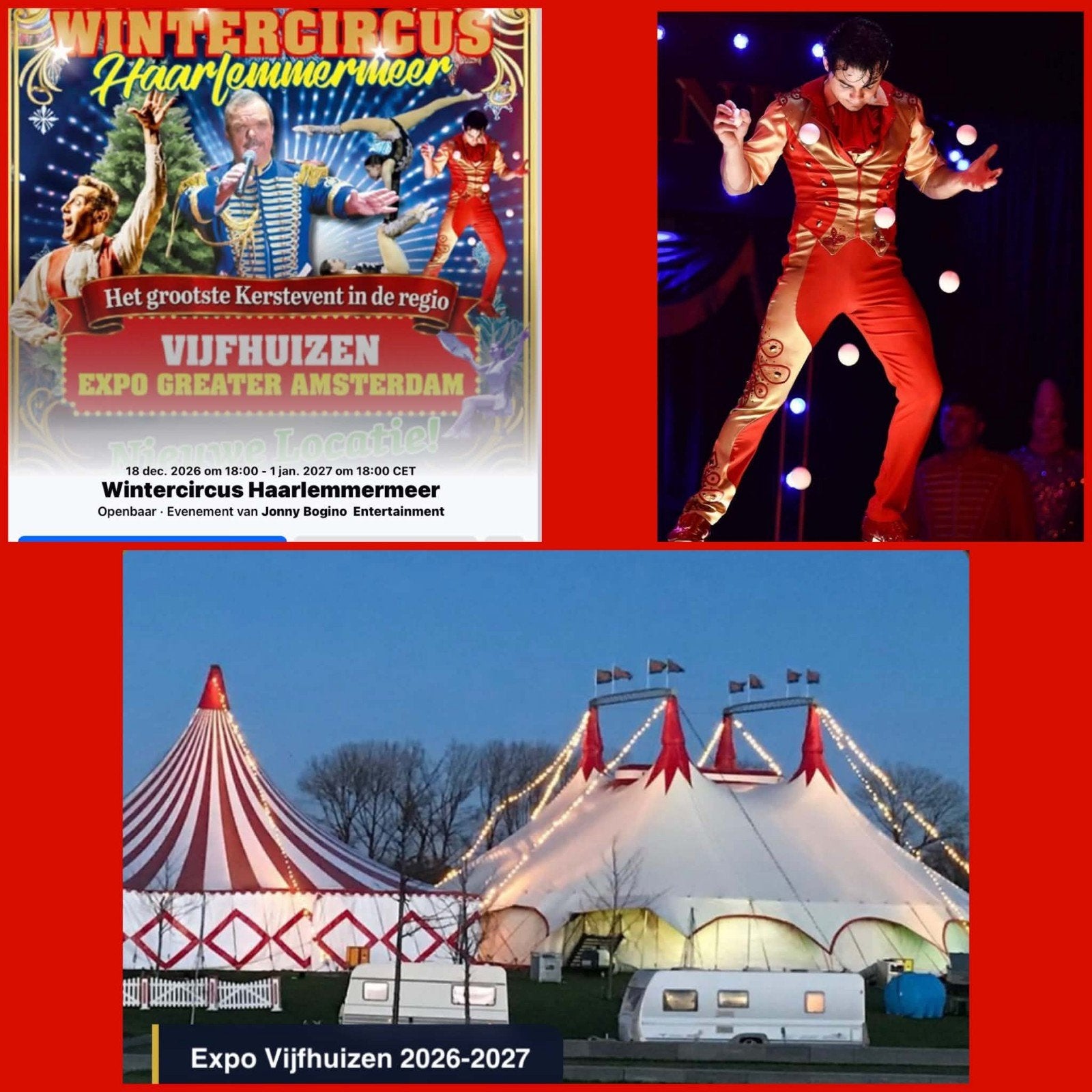 Tickets Wintercircus Haarlemmermeer 18-12-2026, Tickets en Kaartjes, Twee personen, Ticket of Toegangskaart