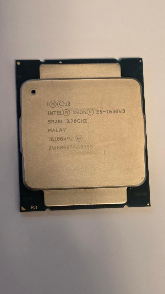 Intel Xeon E5-1630V3 processor, 8-core, Gebruikt, Intel Xeon, LGA 2011-v3