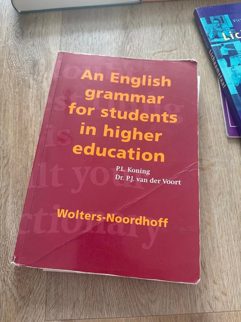 An English grammar for students in higher education, Boeken, Woordenboeken, Ophalen of Verzenden, Zo goed als nieuw, Overige uitgevers