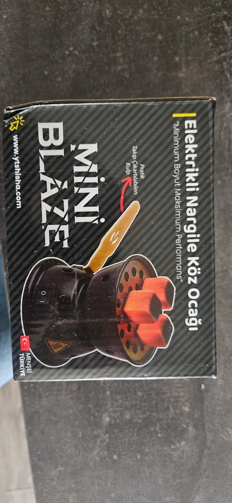 Elektrische Kolenbrander voor Shisha/Waterpijp - Mini Blaze, Ophalen of Verzenden, Gebruikt