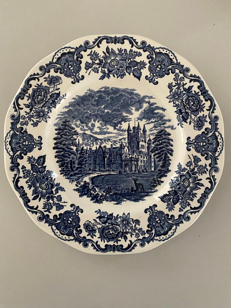 Enoch Wedgwood Tunstall 'Royal Homes of Britain' bord, Verzenden