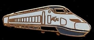 TGV pin- wit-grijs emaille, Verzenden, Nieuw, Transport, Speldje of Pin