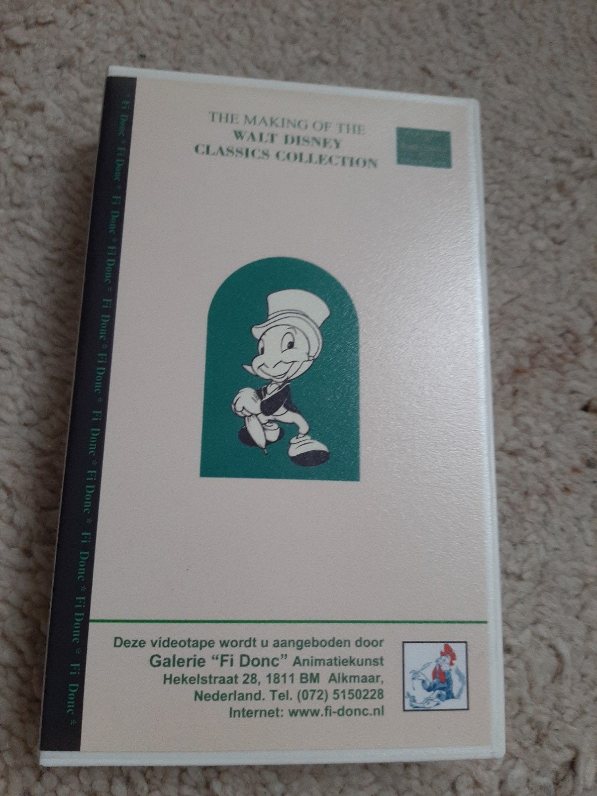 VHS the making of the wdcc, Engels, Alle leeftijden, Overige genres, Ophalen of Verzenden