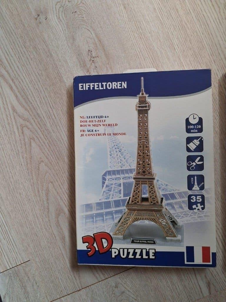 3D puzzel Eiffeltoren, Ophalen, Minder dan 500 stukjes, Gebruikt, Rubik's of 3D-puzzel