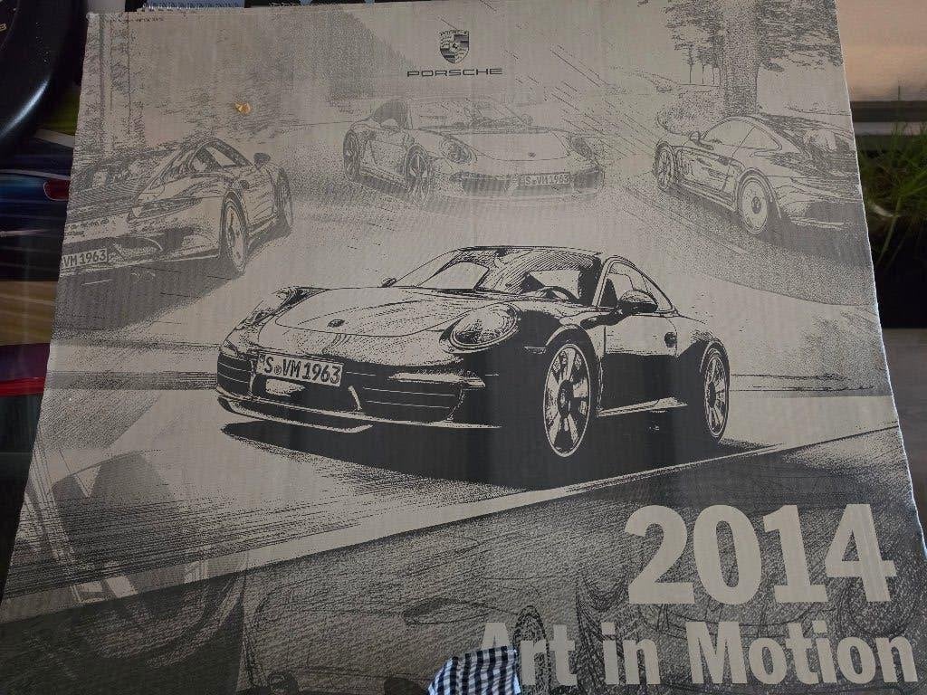 Porsche kalender uit 2014, nog inverpakking, Verzamelen, Ophalen of Verzenden, Nieuw, Auto's