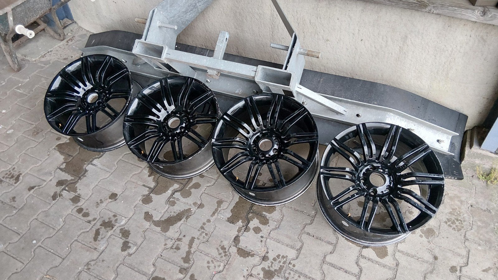 BMW Frankfurt velgen "19" breedset Style 172 M 5x120, Ophalen, Gebruikt, 19 inch, Velg(en)