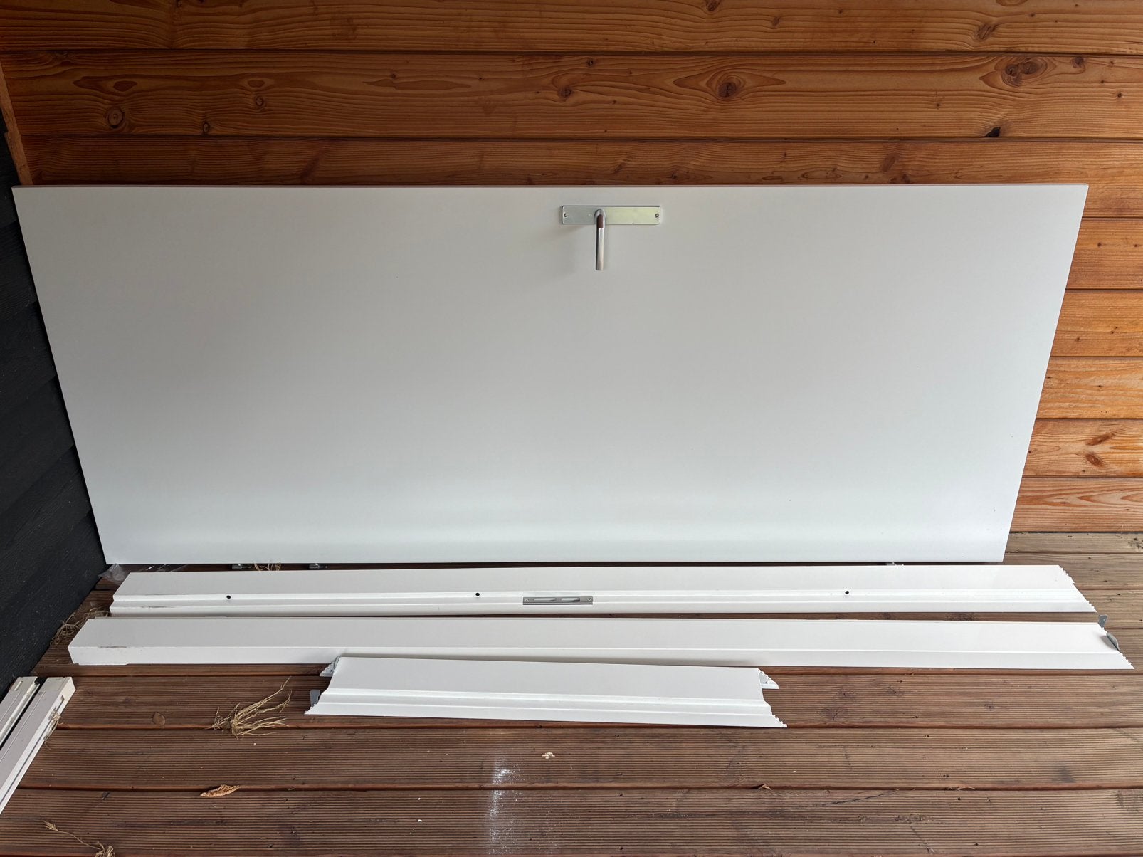 Opdekdeur met kozijn, Ophalen, 80 tot 100 cm, 215 cm of meer, Binnendeur