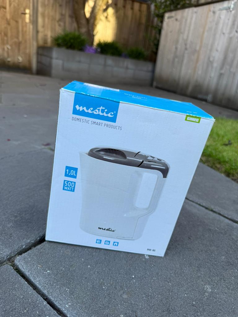 Mestic camping waterkoker, Caravans en Kamperen, Kampeeraccessoires, Ophalen of Verzenden, Zo goed als nieuw