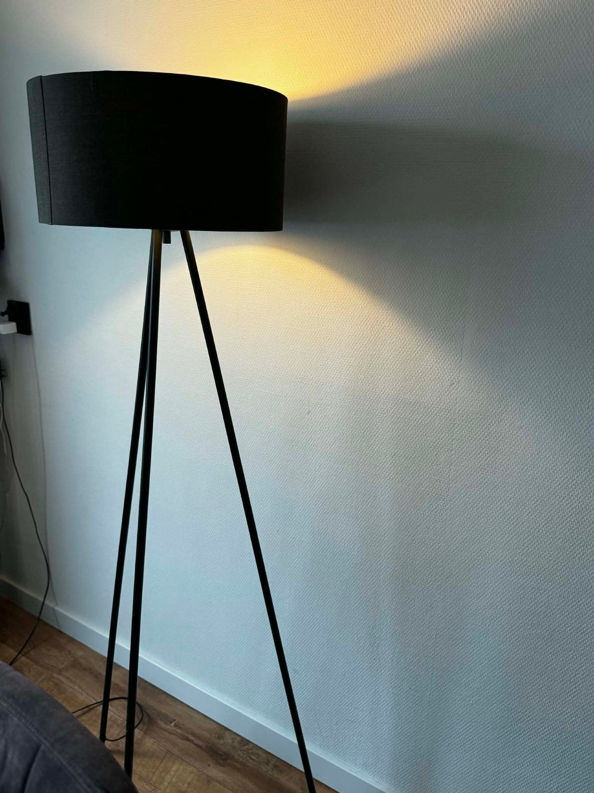 Zwarte Vloerlamp, Ophalen, Zo goed als nieuw, 150 tot 200 cm