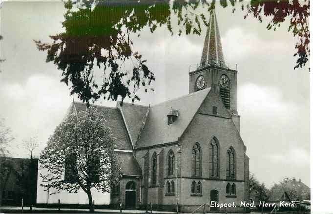 301-265-043 Elspeet Kerk, Verzenden, Voor 1920, Gelderland