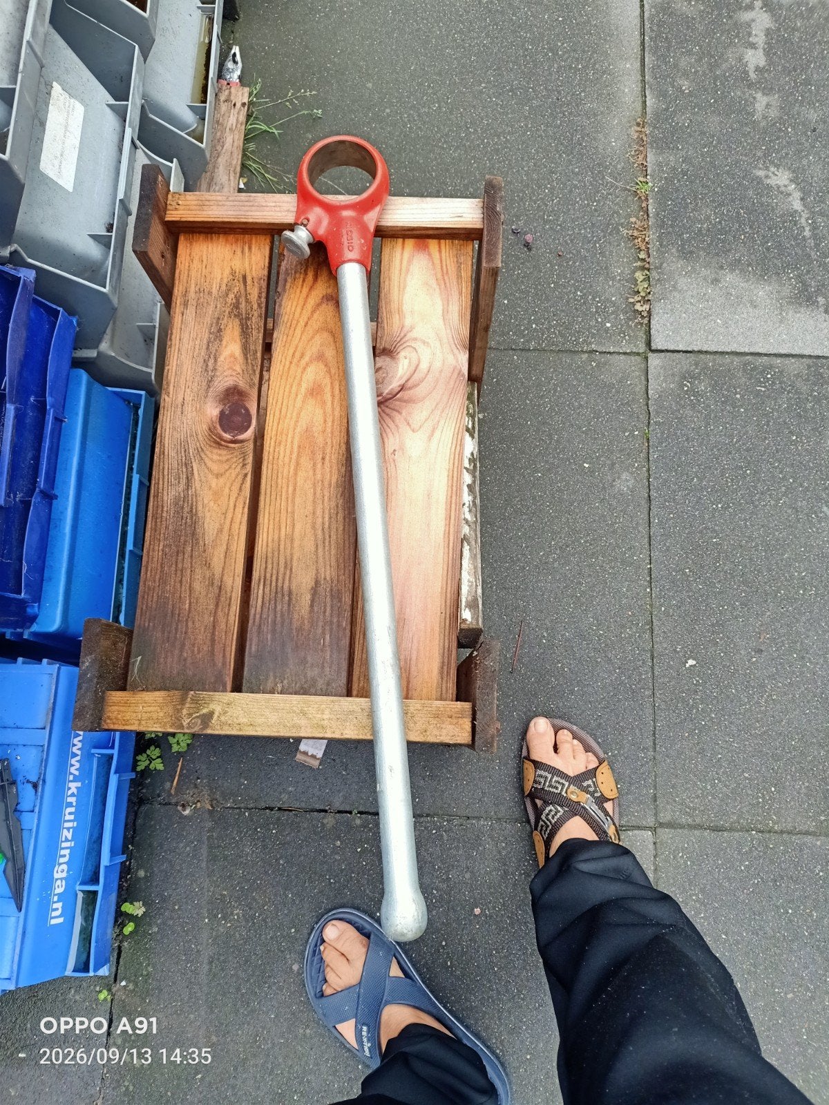 Ridgid 111-R pijpsnijder, Ophalen of Verzenden, Gebruikt, Snijgereedschap, Ridgid
