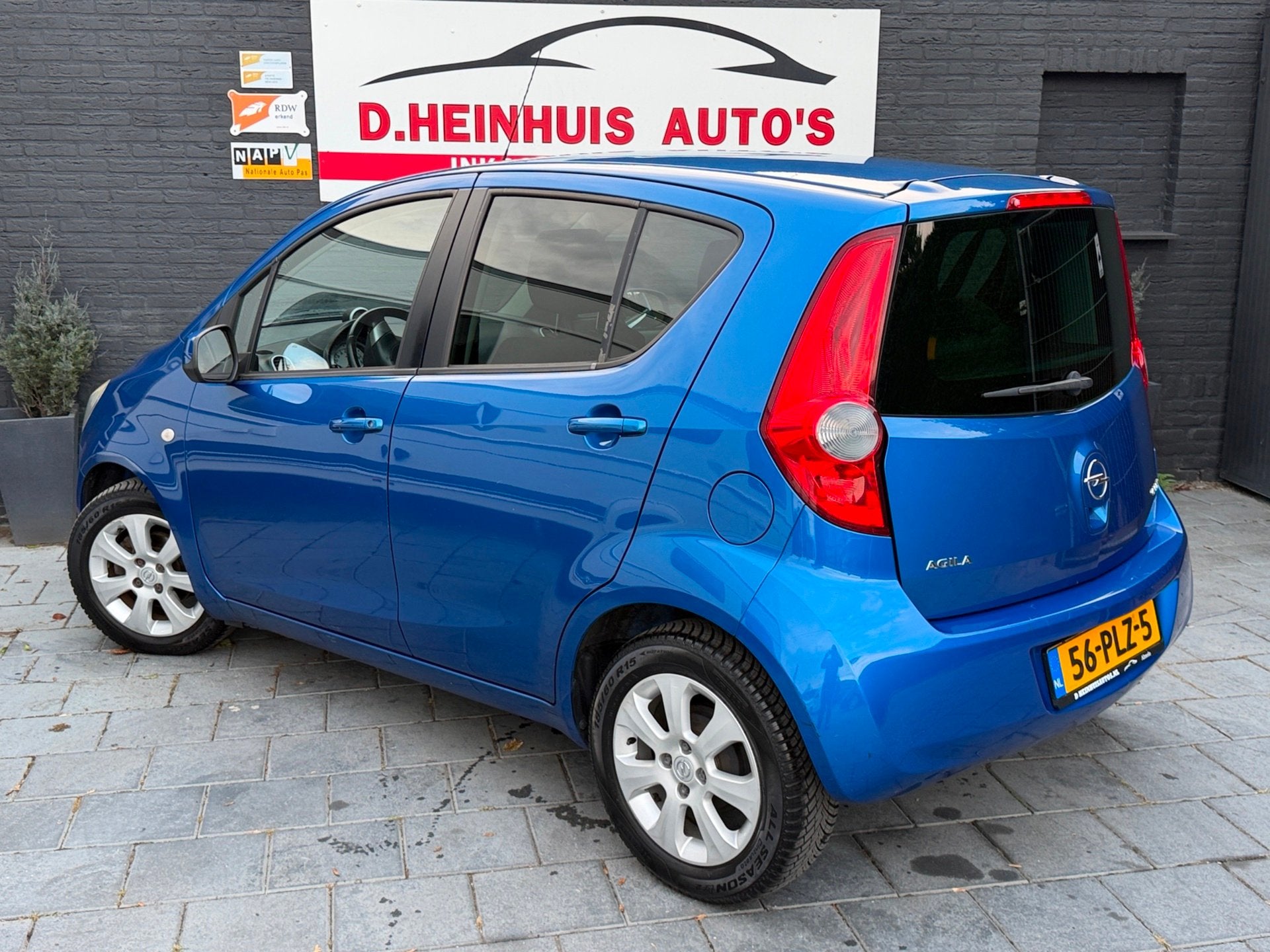 Opel Agila 1.0 Edition |AIRCO|APK NIEUW|WEINIG KM, Auto's, Gebruikt, Met garantie (alle), Blauw, 996 cc