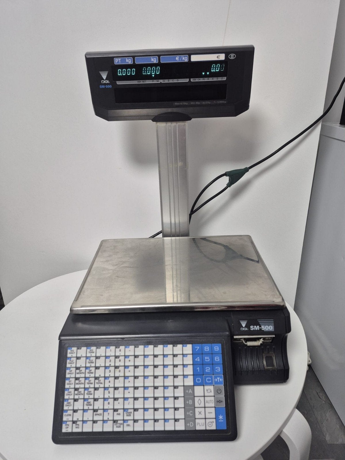DIGI SM-500 Winkelweegschaal met Bonprinter, Doe-het-zelf en Verbouw, Weegschalen, Ophalen of Verzenden
